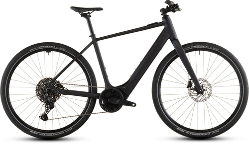2026 Cube Cube Editor Hybrid Pro 400X Electric Hybrid Bikes In Coal And Prism