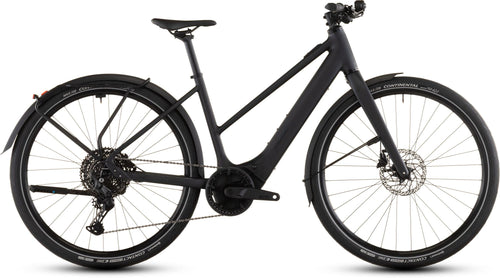 2026 Cube Cube Editor Hybrid Pro 400X Fe Trapeze Electric Hybrid Bikes In Coal And Prism