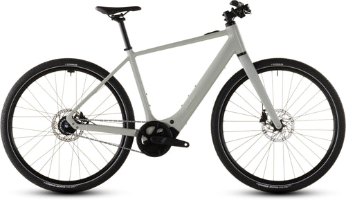 2026 Cube Cube Editor Hybrid Slx 400X Electric Hybrid Bikes In Reedbeige And Chrome