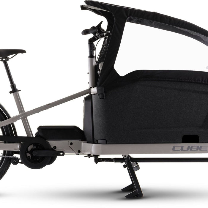 2026 Cube Cube Cargo Hybrid Comfort Pro Family 800 Electric Hybrid Bikes In Oatgrey And Reflex