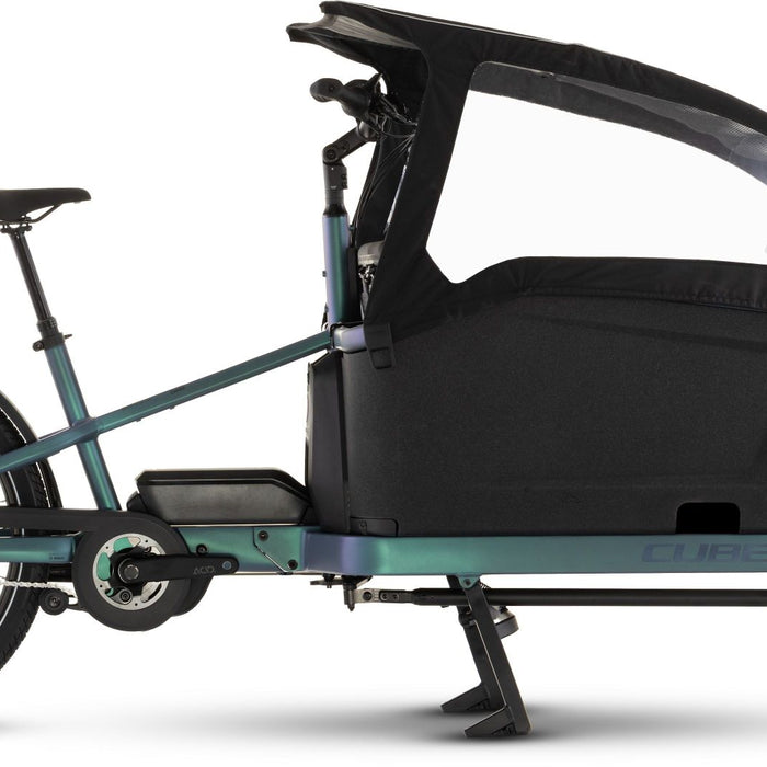 2026 Cube Cube Cargo Hybrid Comfort Pro Family 800 Electric Hybrid Bikes In Smaragdgrey And Reflex