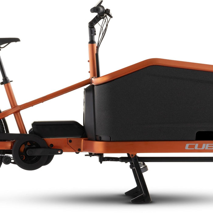2026 Cube Cube Cargo Hybrid Comfort Slx 800 Electric Hybrid Bikes In Rustorange And Reflex