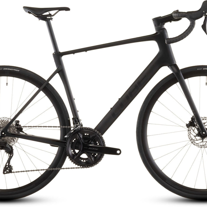 2026 Cube Cube Attain C:62 Race Road Bike In Blackline