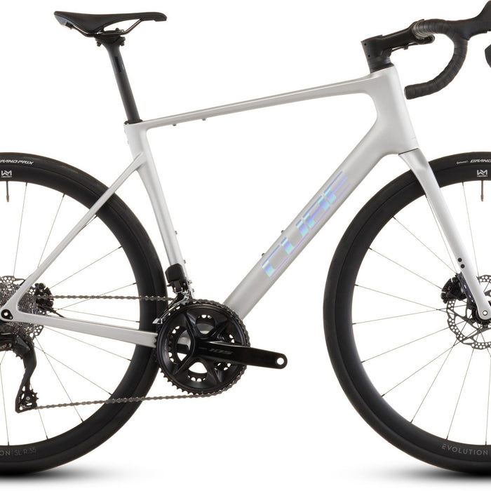 2026 Cube Cube Attain C:62 Slx Road Bike In Sleekgrey And Prism