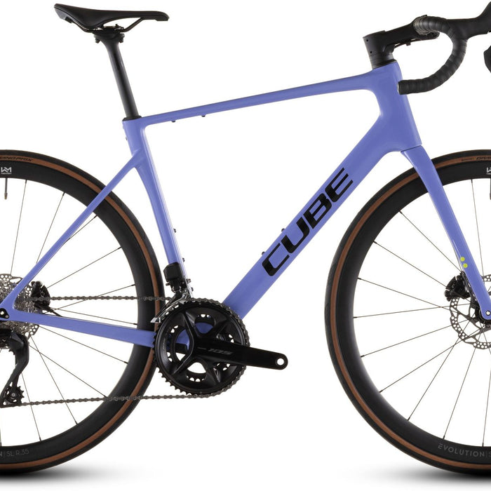 2026 Cube Cube Attain C:62 Slx Road Bike In Lucidlilac And Black