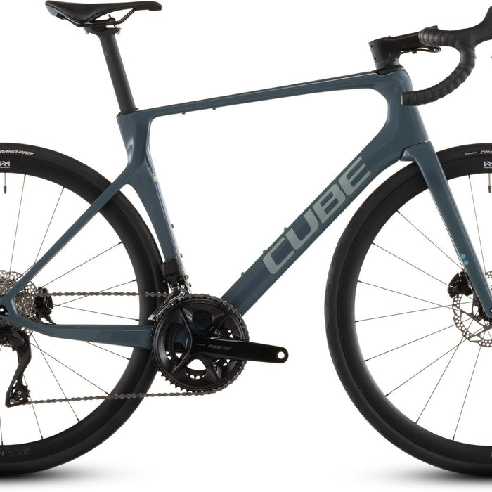 2026 Cube Cube Agree C:62 One Road Bike In Storm And Grey
