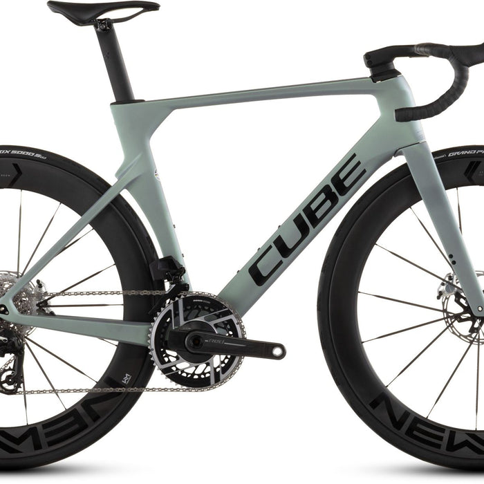 2026 Cube Cube Litening Aero C:68X Slx Road Bike In Seagrey And Black