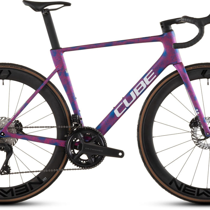 2026 Cube Cube Litening Air C:68X Race Road Bike In Dazzlepink And Blue