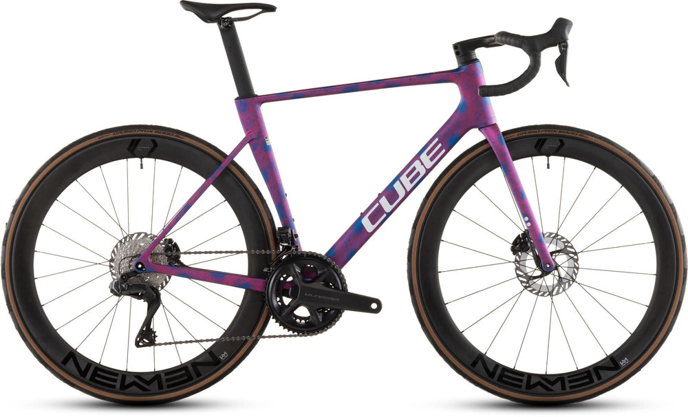 2026 Cube Cube Litening Air C:68X Race Road Bike In Dazzlepink And Blue