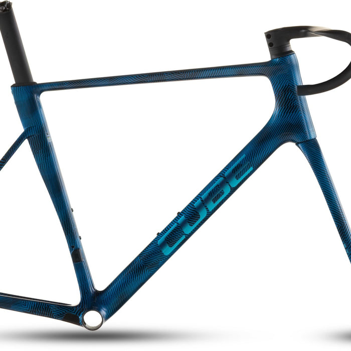 2026 Cube Cube Litening Air C:68X Frameset In Liquidbluegrid And Chrome