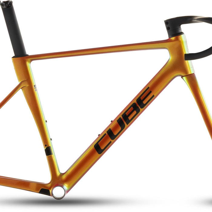 2026 Cube Cube Litening Air C:68X Frameset In Glowingorange And Black