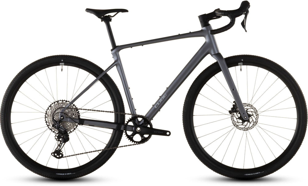 2026 Cube Cube Nuroad Slx Gravel Bike In Ashgrey And Grey