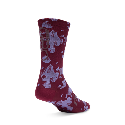 2026 GIRO Comp Racer High Rise Unisex Cycling Socks in Maroon Pulse