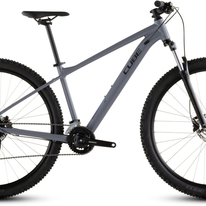 2026 Cube Cube Aim One Hardtail Mountain Bike In Smoke And Black