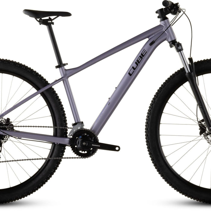 2026 Cube Cube Aim One Hardtail Mountain Bike In Lightpurple And Chrome