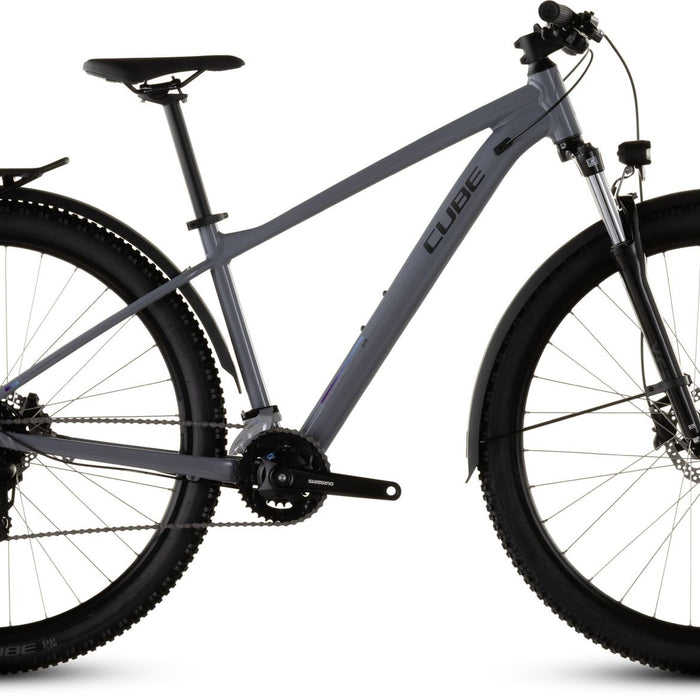 2026 Cube Cube Aim One Fe Hardtail Mountain Bike In Smoke And Black