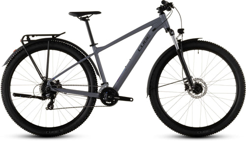 2026 Cube Cube Aim One Fe Hardtail Mountain Bike In Smoke And Black