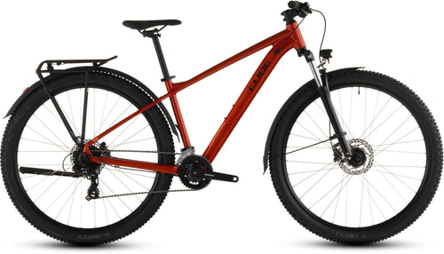 2026 Cube Cube Aim One Fe Hardtail Mountain Bike In Sundowner And Black