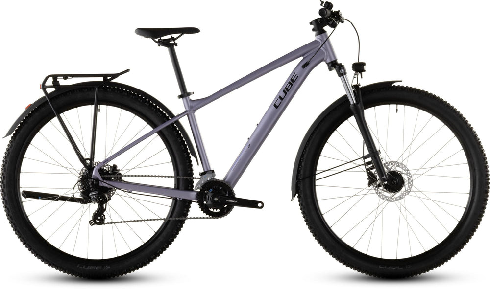 2026 Cube Cube Aim One Fe Hardtail Mountain Bike In Lightpurple And Chrome