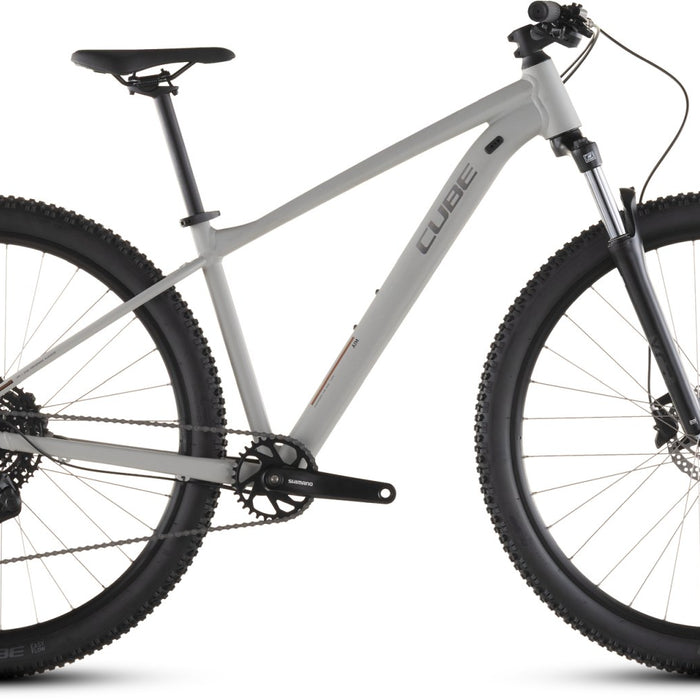 2026 Cube Cube Aim Pro Hardtail Mountain Bike In Greige And Titan