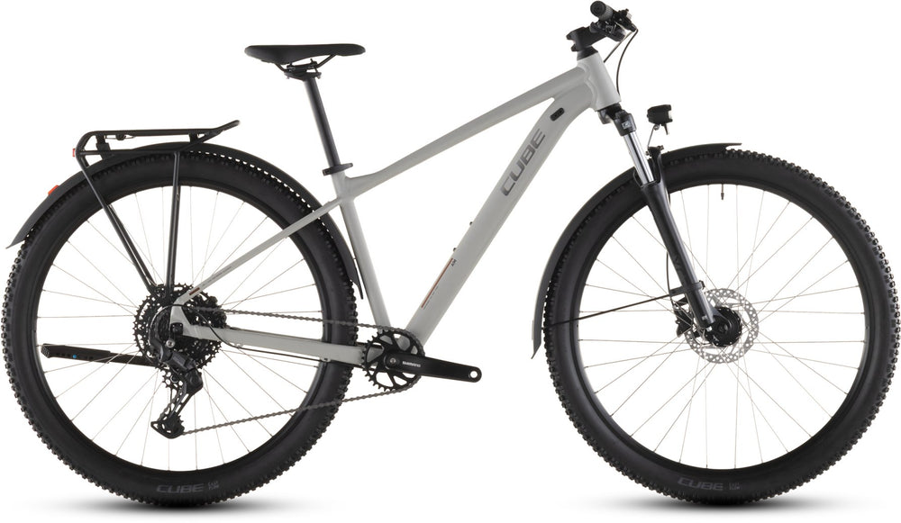 2026 Cube Cube Aim Pro Fe Hardtail Mountain Bike In Greige And Titan