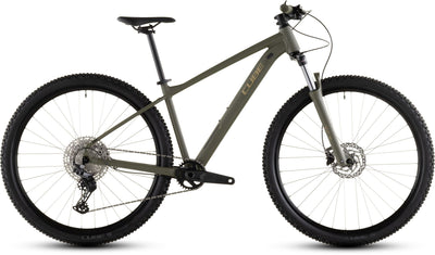 2026 Cube Cube Aim Slx Hardtail Mountain Bike In Dustolive And Gold