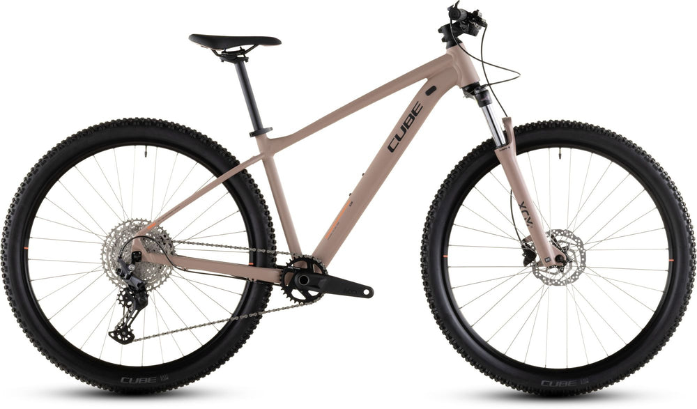 2026 Cube Cube Aim Slx Hardtail Mountain Bike In Blushrose And Black