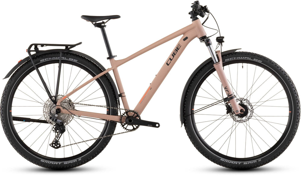 2026 Cube Cube Aim Slx Fe Hardtail Mountain Bike In Blushrose And Black