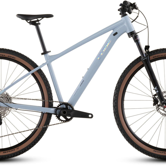 2026 Cube Cube Attention Pro Hardtail Mountain Bike In Iceblue And Prism