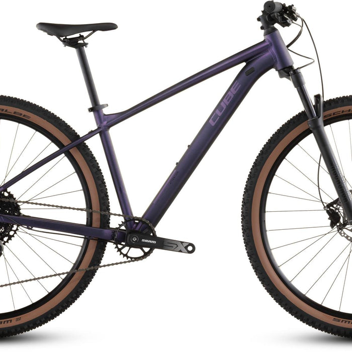 2026 Cube Cube Attention Slx Hardtail Mountain Bike In Purplegalaxy And Black