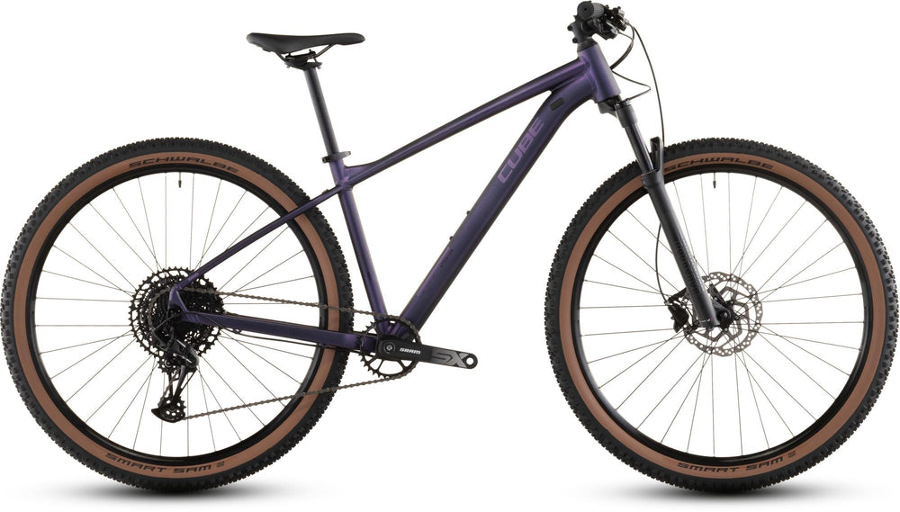 2026 Cube Cube Attention Slx Hardtail Mountain Bike In Purplegalaxy And Black