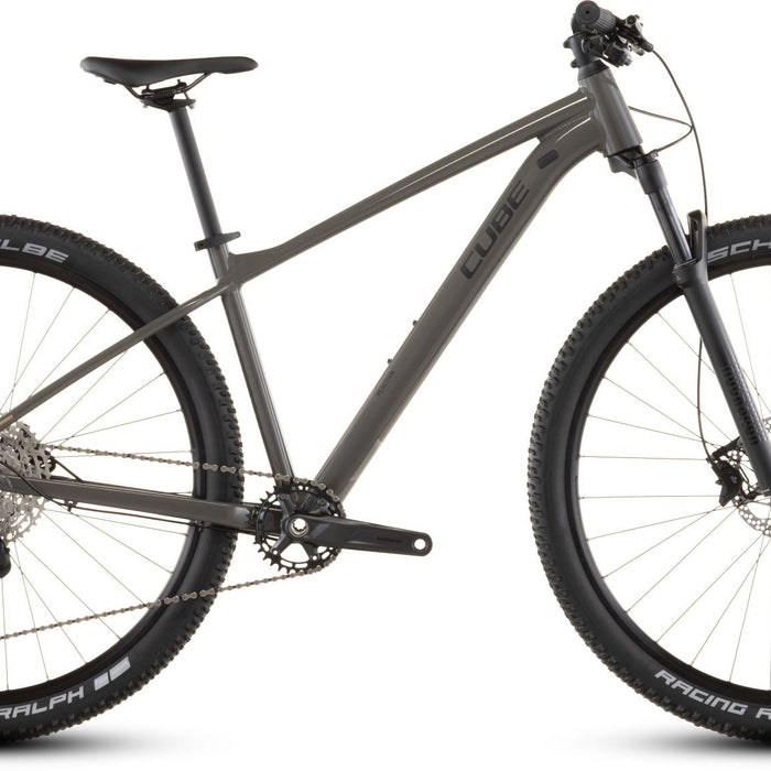 2026 Cube Cube Reaction Pro Hardtail Mountain Bike In Oldgrey And Black