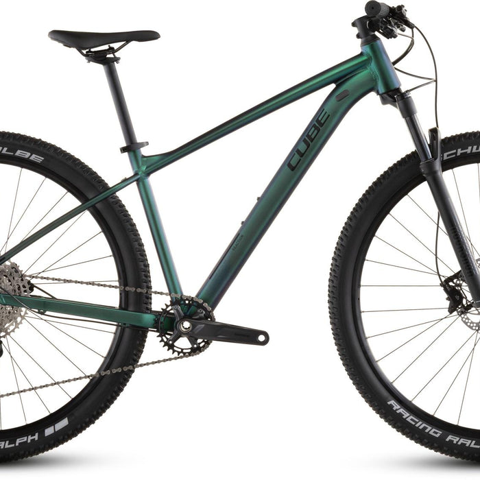 2026 Cube Cube Reaction Pro Hardtail Mountain Bike In Goblin And Black