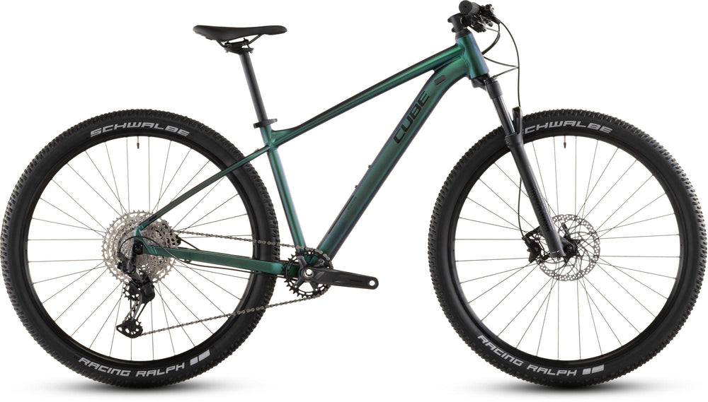 2026 Cube Cube Reaction Pro Hardtail Mountain Bike In Goblin And Black