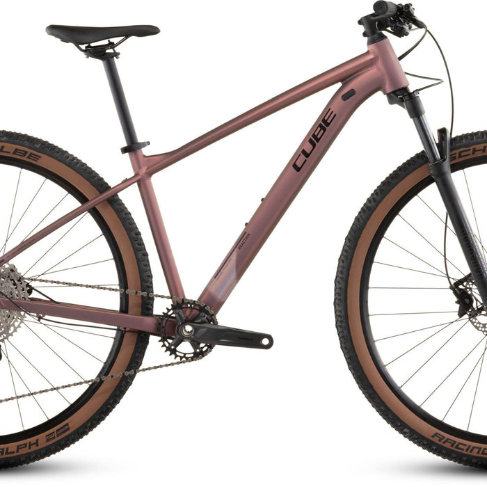 2026 Cube Cube Reaction Pro Hardtail Mountain Bike In Shiftblush And Black