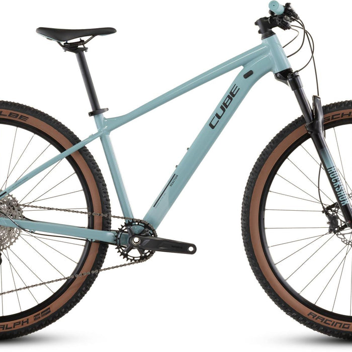 2026 Cube Cube Reaction Slx Hardtail Mountain Bike In Tealgrey And Black