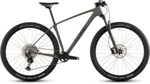 2026 Cube Cube Reaction C:62 One Hardtail Mountain Bike In Oldgrey And Black