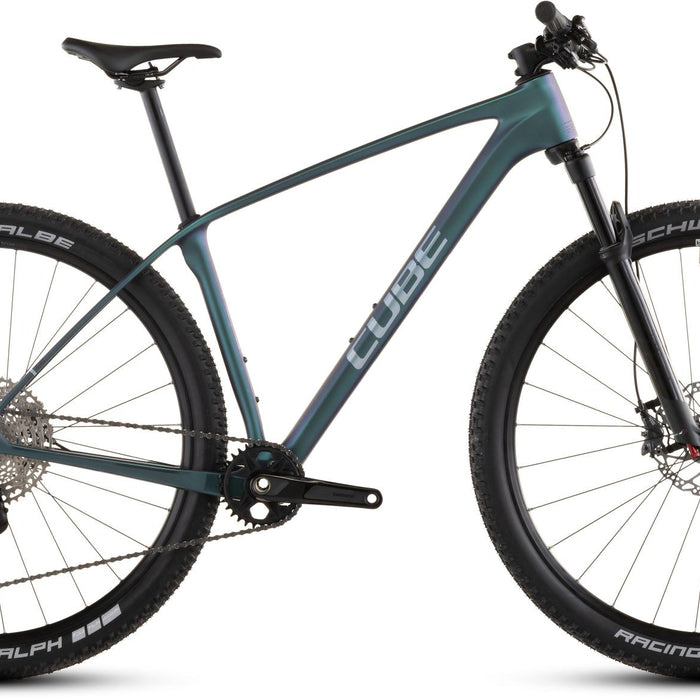 2026 Cube Cube Reaction C:62 Pro Hardtail Mountain Bike In Polarlight And Black