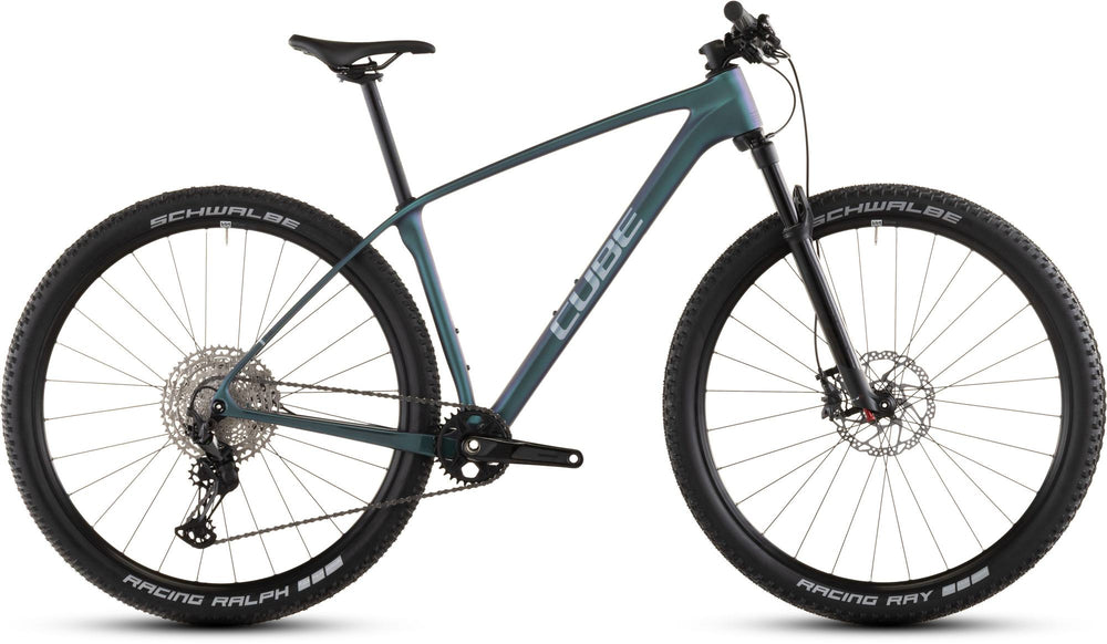 2026 Cube Cube Reaction C:62 Pro Hardtail Mountain Bike In Polarlight And Black