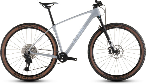 2026 Cube Cube Reaction C:62 Race Hardtail Mountain Bike In Foggrey And White