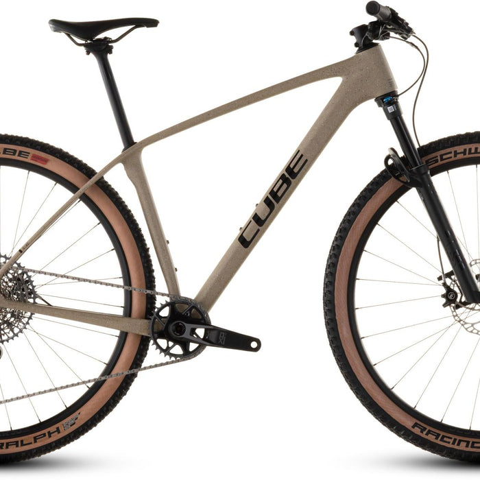 2026 Cube Cube Reaction C:62 Slx Hardtail Mountain Bike In Mineralgrit And Black