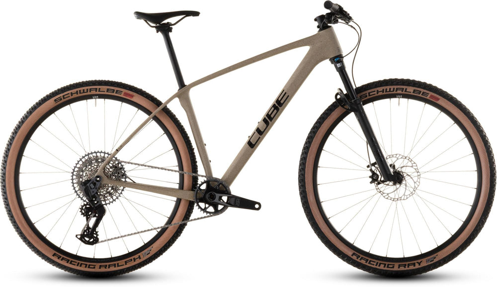 2026 Cube Cube Reaction C:62 Slx Hardtail Mountain Bike In Mineralgrit And Black