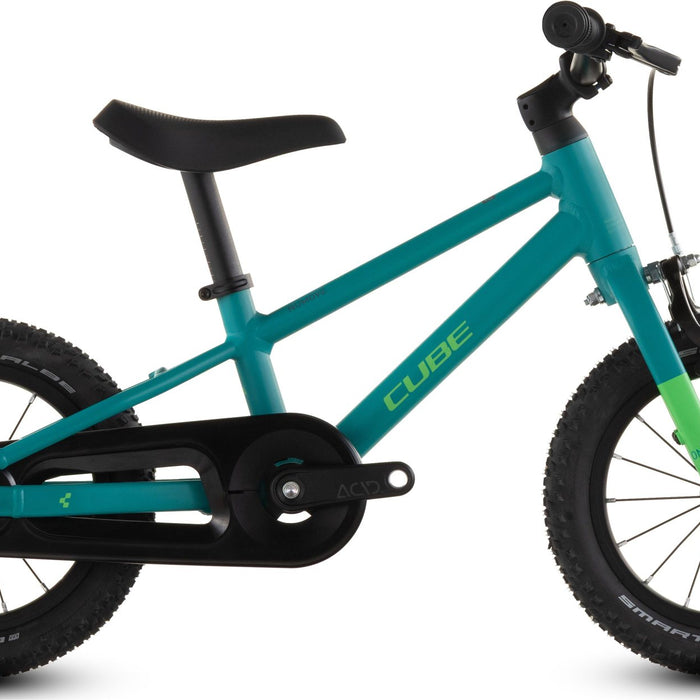 2026 Cube Cube Numove 120 Rt Kids Bike In Seagreen And Green