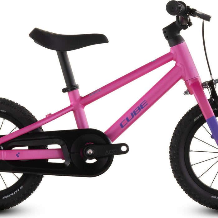 2026 Cube Cube Numove 120 Rt Kids Bike In Fucsia And Plum