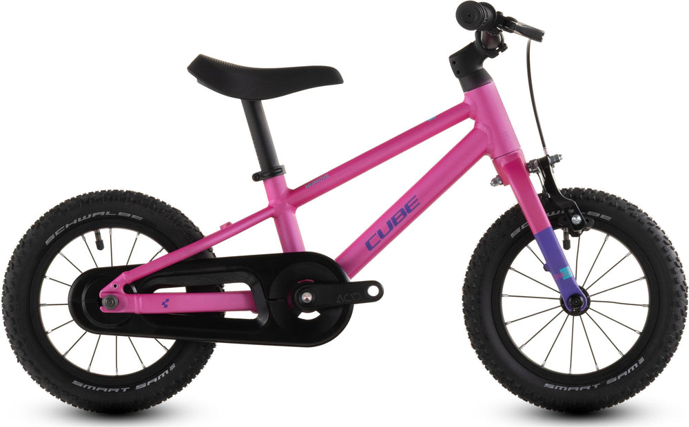 2026 Cube Cube Numove 120 Rt Kids Bike In Fucsia And Plum
