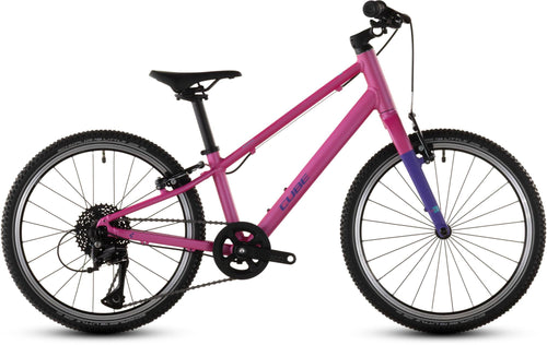 2026 Cube Cube Numove 200 Kids Bike In Fucsia And Plum