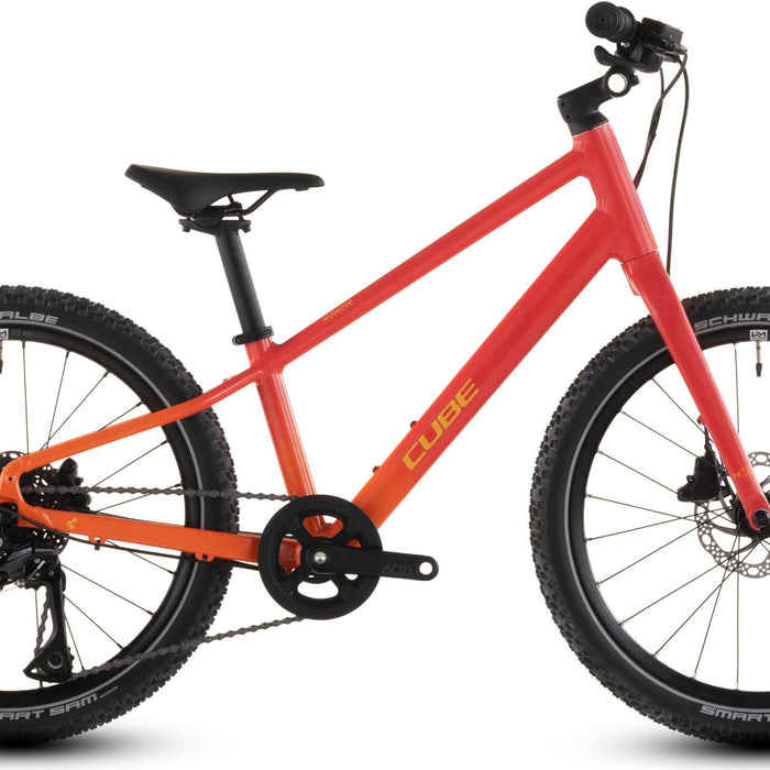 2026 Cube Cube Numove 200 Disc Kids Bike In Redrose And Peach