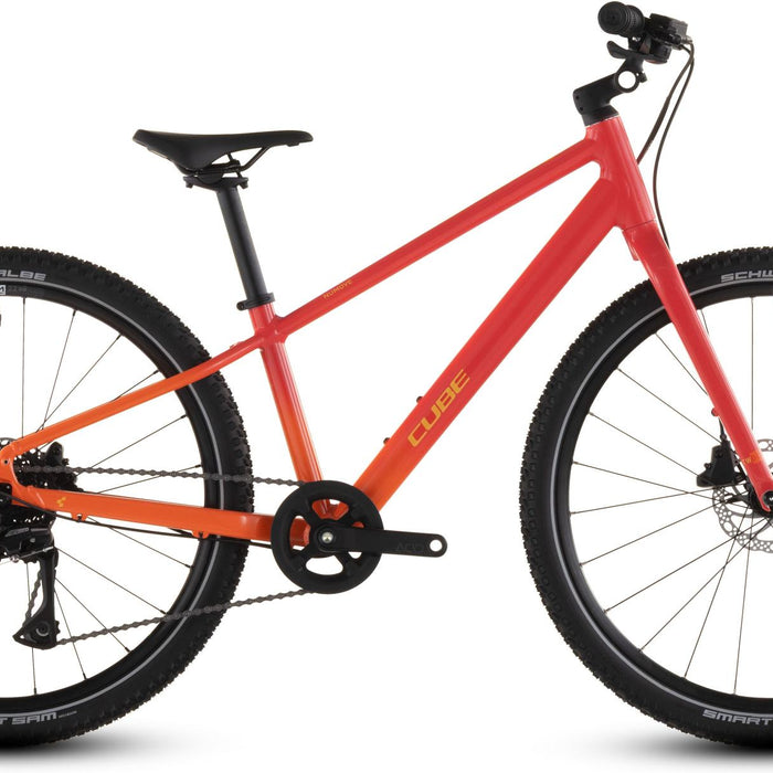 2026 Cube Cube Numove 240 Disc Kids Bike In Redrose And Peach