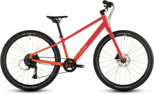 2026 Cube Cube Numove 240 Disc Kids Bike In Redrose And Peach