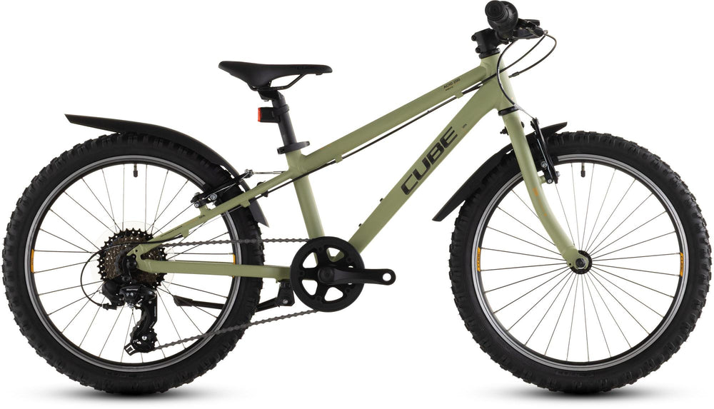 2026 Cube Cube Acid 200 Fe Kids Bike In Lightolive And Orange